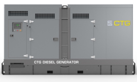 Дизельный генератор CTG 275C в кожухе с АВР