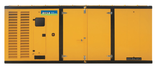 Дизельный генератор Aksa AC-1100K в кожухе