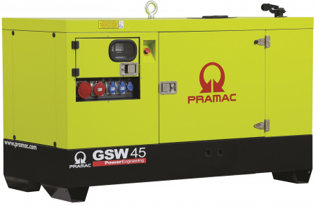 Дизельный генератор Pramac GSW45Y в кожухе
