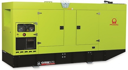 Дизельный генератор Pramac GSW470P в кожухе