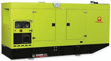 Дизельный генератор Pramac GSW550P в кожухе